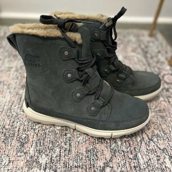 NWT Sorel Explorer Next Joan 100g Waterproof Boots women’s shoe size 9 - Picture 1 of 10